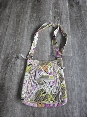 Vera Bradley Quilted Crossbody in Pink, Green, Tan, Orange